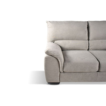 Divano 2 posti taupe 158x90x100 cm