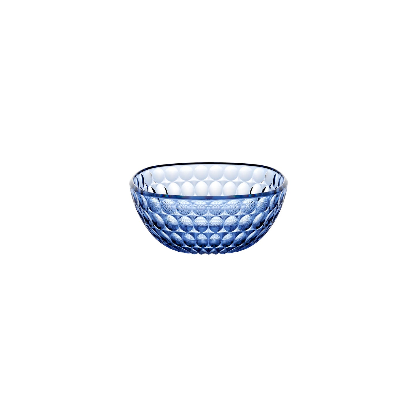 Conteneur Vanity Ø16 cm coloris bleu denim 16 x 16 x H 7 cm