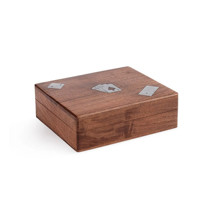 Decorazione carte Fortune in legno 16,5 × 13,8 cm