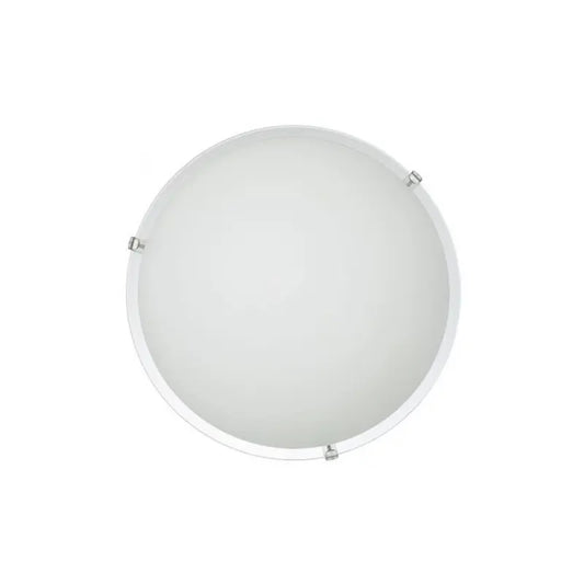 Plafoniera Dylan D.30 1xE27 lastra bianco lucido