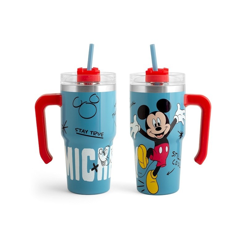 Mug isotherme Mickey Comeback 0,6 L en acier inoxydable