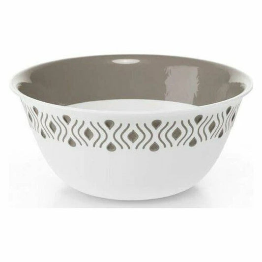 Saladier Tosca blanc/gris tourterelle 19 cm