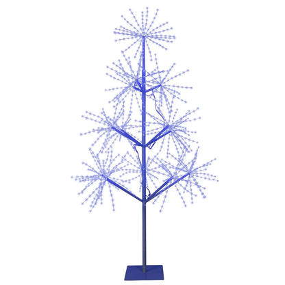 Albero di Natale con micro LED cangianti da esterno H180 cm