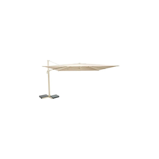 Parapluie réversible Melhia 3x4 m argile/lin