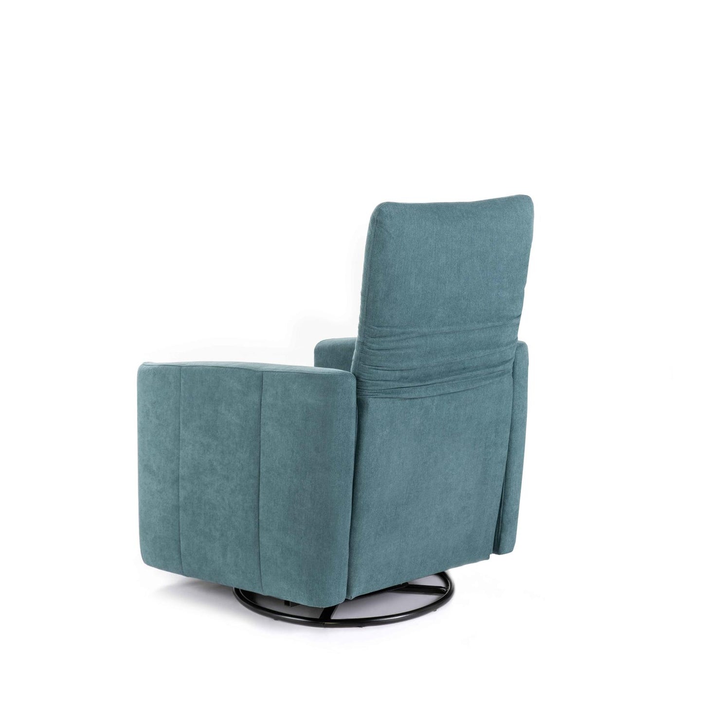 Poltrona reclinabile manuale acquamarina, 85-140 x 70 x H.69-96 cm