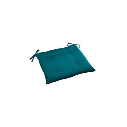 Coussin d'assise Korai 40x40 cm bleu foncé