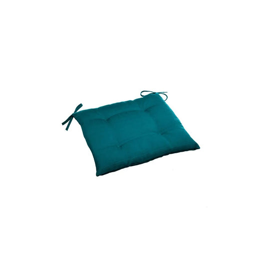 Coussin d'assise Korai 40x40 cm bleu foncé