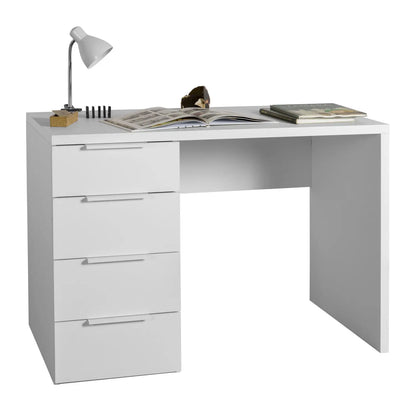 Bureau Mon blanc 3+1 tiroirs FSC cm 110x59,6x75,4h