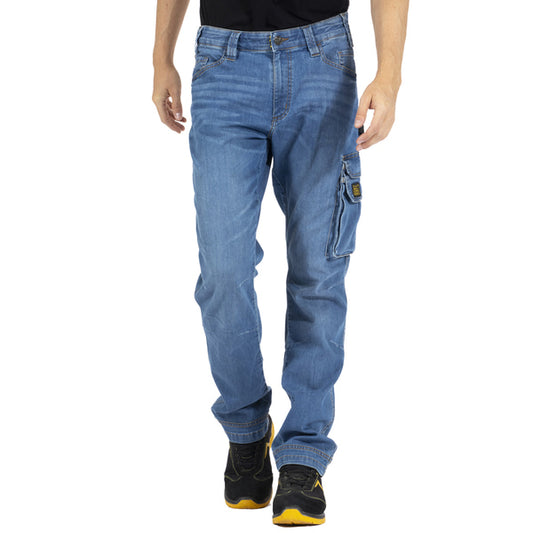 Jeans da lavoro Job L blu tg 50