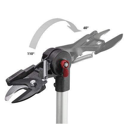 Sécateur extensible de 2 m avec lame by-pass