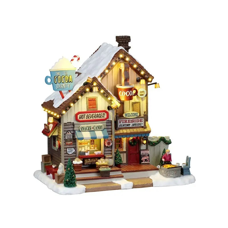 Lemax The Cocoa Shanty 20 × 16,2 × H21 cm a batteria