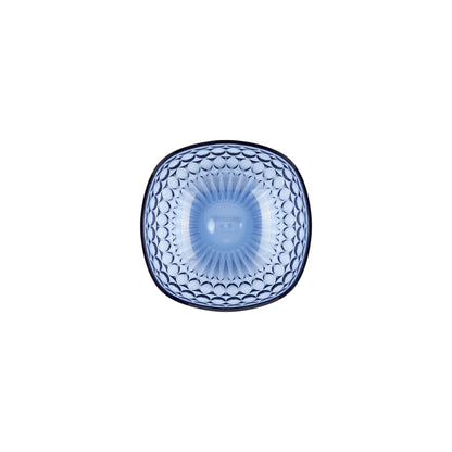 Conteneur Vanity Ø16 cm coloris bleu denim 16 x 16 x H 7 cm