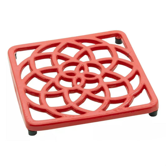 Dessous de plat carré en fonte 16x16 cm