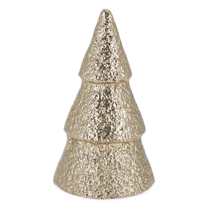 Pino decorativo Sheeny tondo oro Ø11,5 × H20 cm