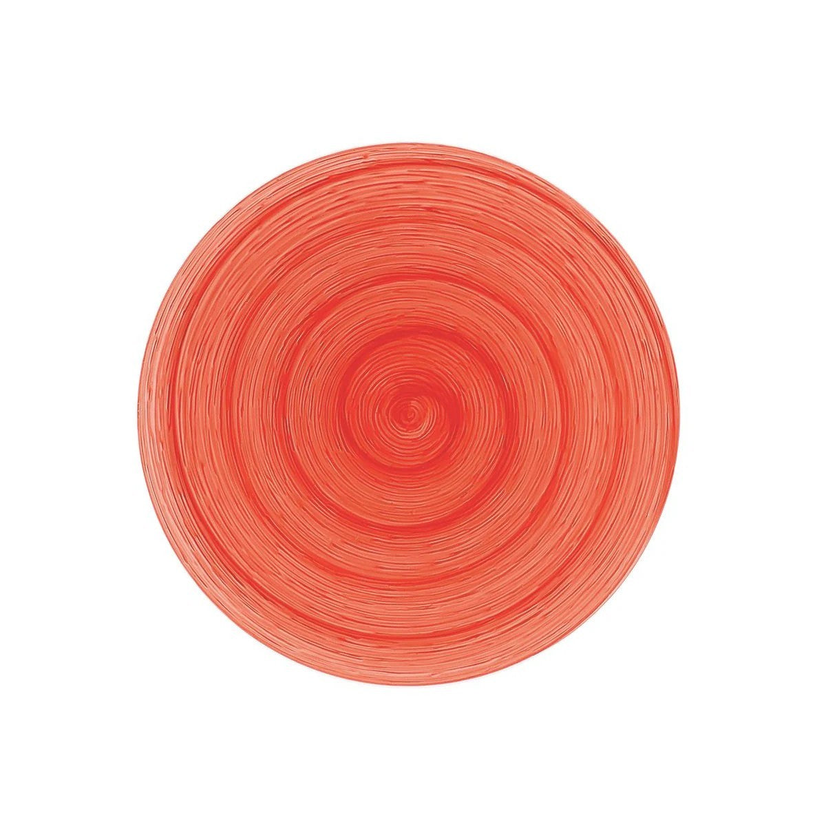 Assiette plate Red Memento Table en céramique peinte à la main Ø 27,5 cm