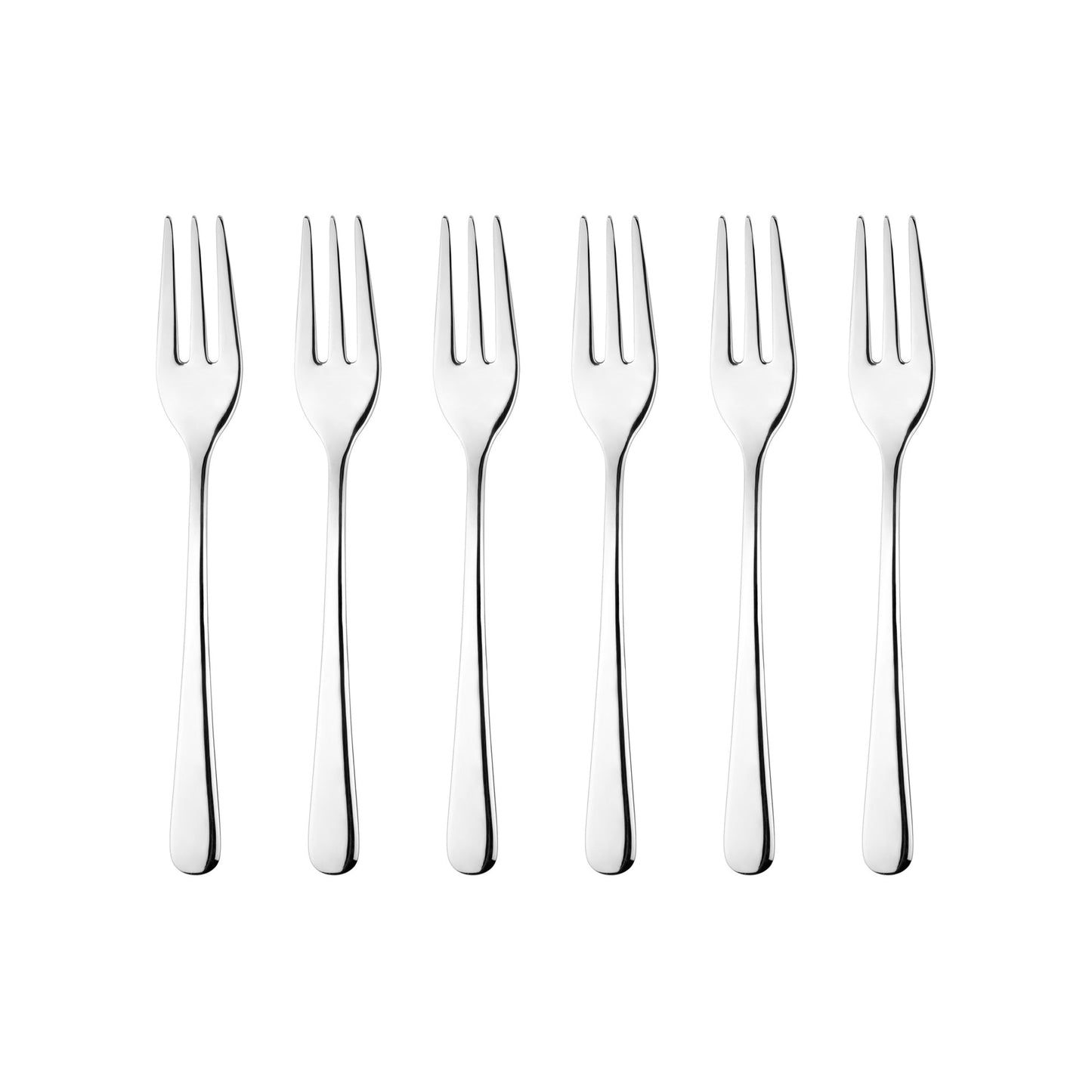 Lot de 6 fourchettes en acier Zelda 15,5 cm
