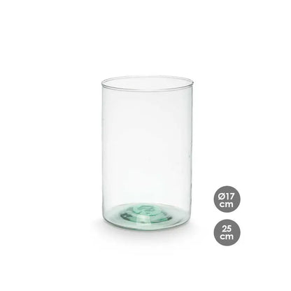 Vase en verre recyclé Ø17x25h