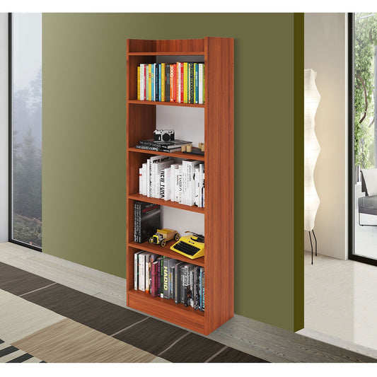 Libreria Alessia noce - 180x64x29 cm