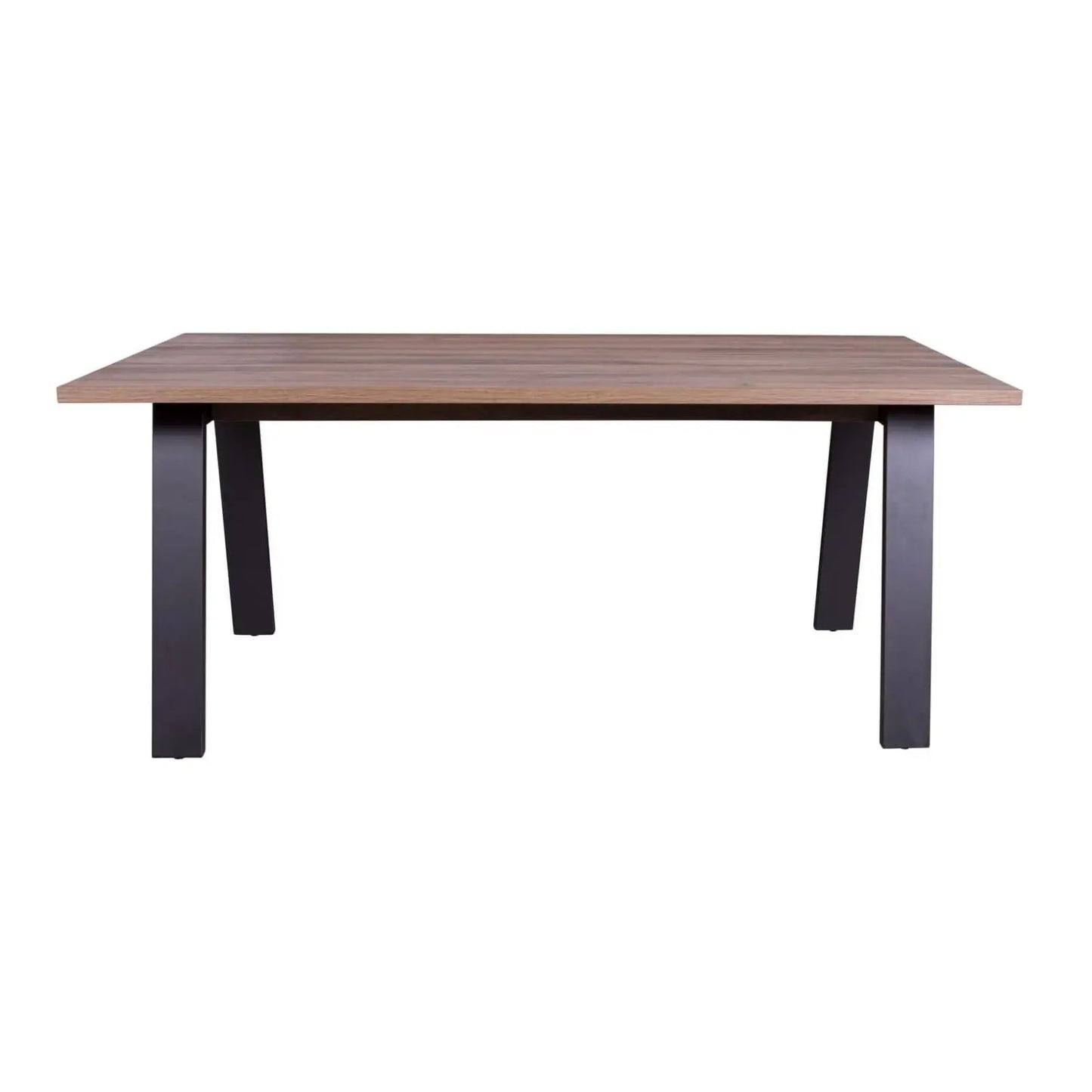 Bureau Da Vinci 180x90 cm noir et noyer Brera