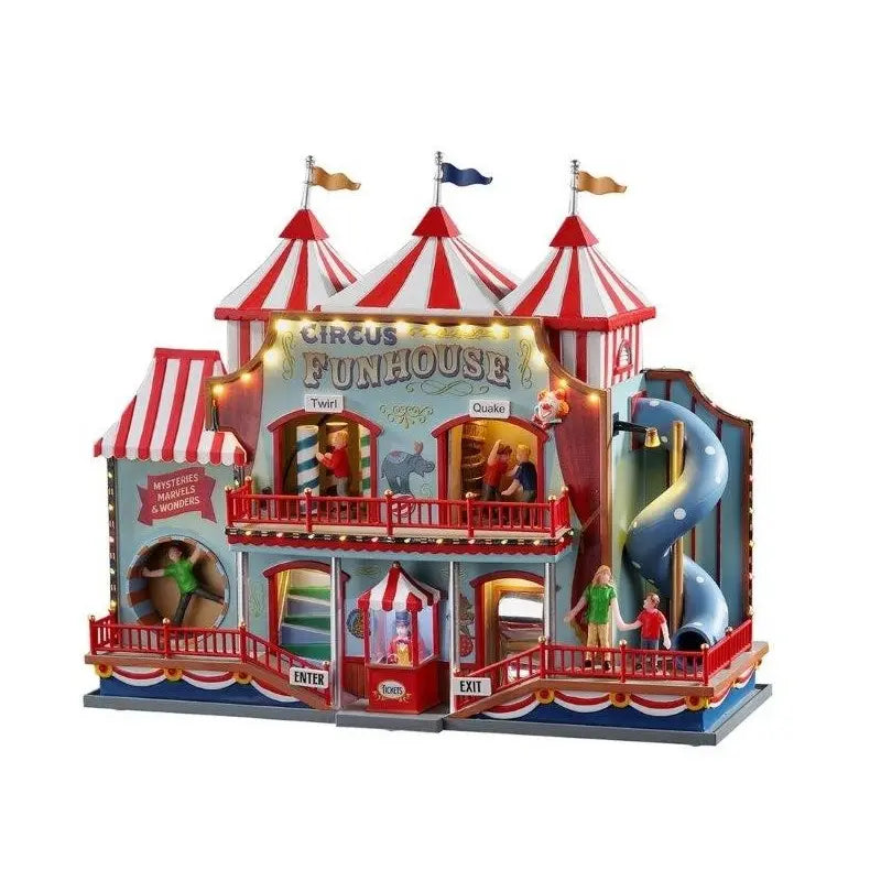 Lemax Circus Funhouse con luci e movimento 30 × 12 × H25 cm