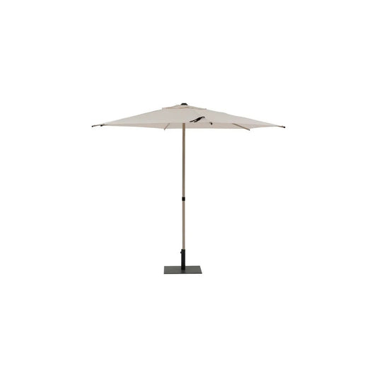 Parasol en terre de soja 2,7 m en acier et polyester