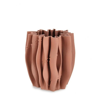 Vaso Osaki tondo terracotta Ø22 × H22 cm
