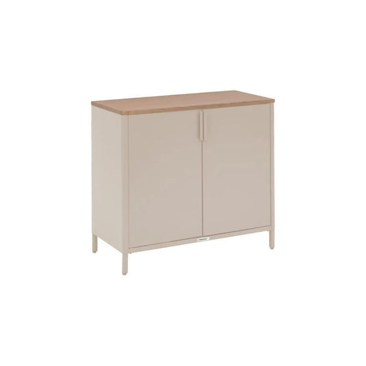 Buffet de jardin G Steel ironie argile/lin 90 x 46 x 76 cm