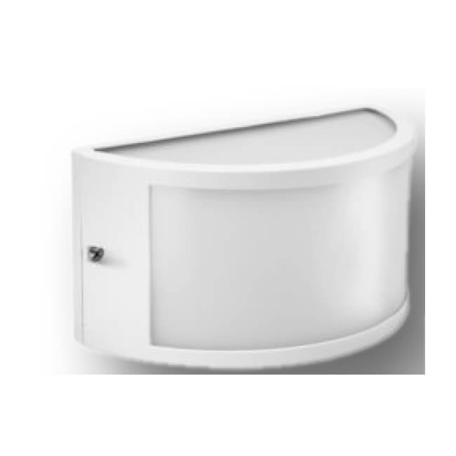 Applique d'extérieur LED blanche en aluminium résistant