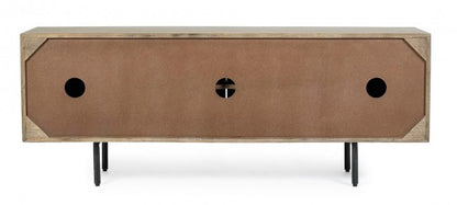 Mobile porta tv 140x32.5x53 in legno