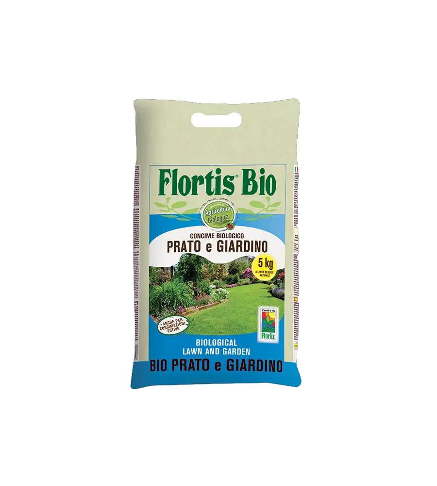 Concime granulare per prato e giardino 5 kg Flortis