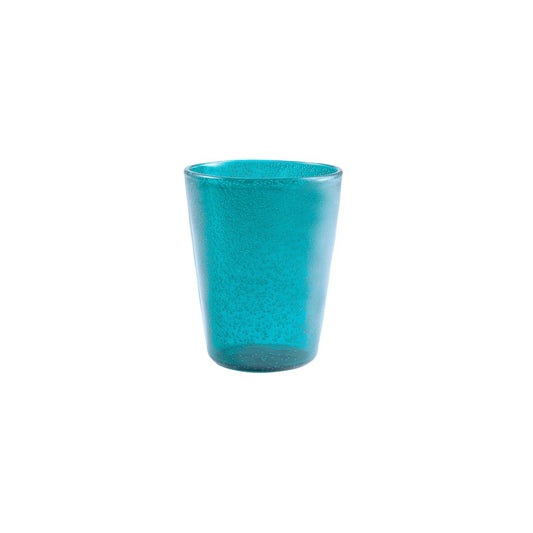 Verre à eau turquoise Memento Synth en méthacrylate 0,33L