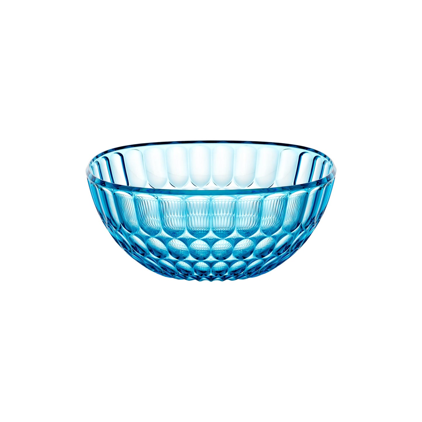 Conteneur Vanity Ø25 cm coloris bleu clair 25x25xh10,9 cm