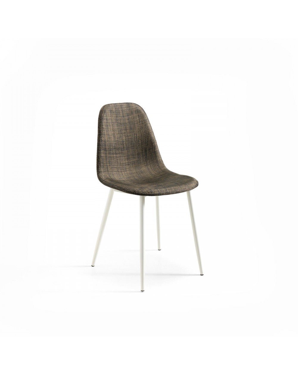4x Chaises en rotin Martina Simil - Gris foncé