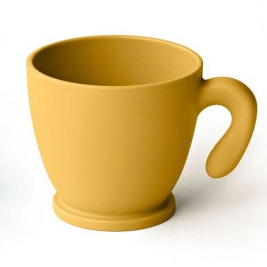 Tasse à café ligne chef jaune moutarde