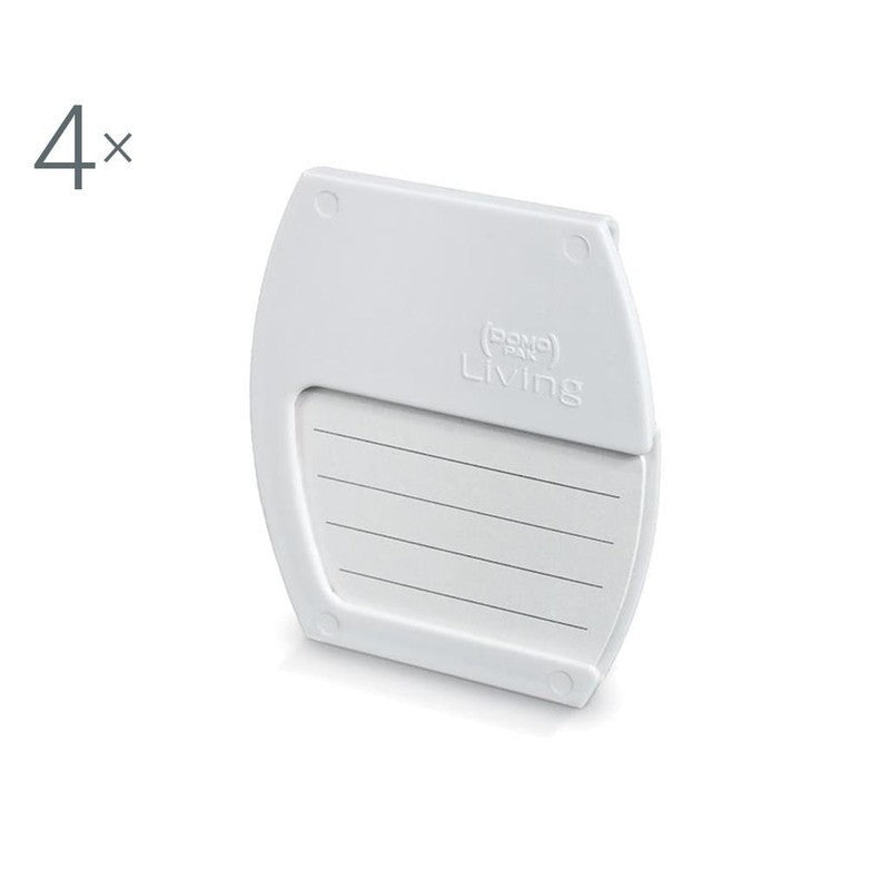 Set 4 porta Etichetta 7×1×8 cm
