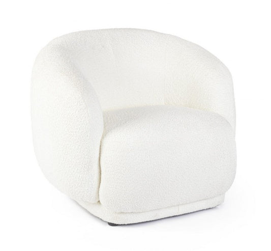 Poltrona Tecla bianco 93x87x73 cm