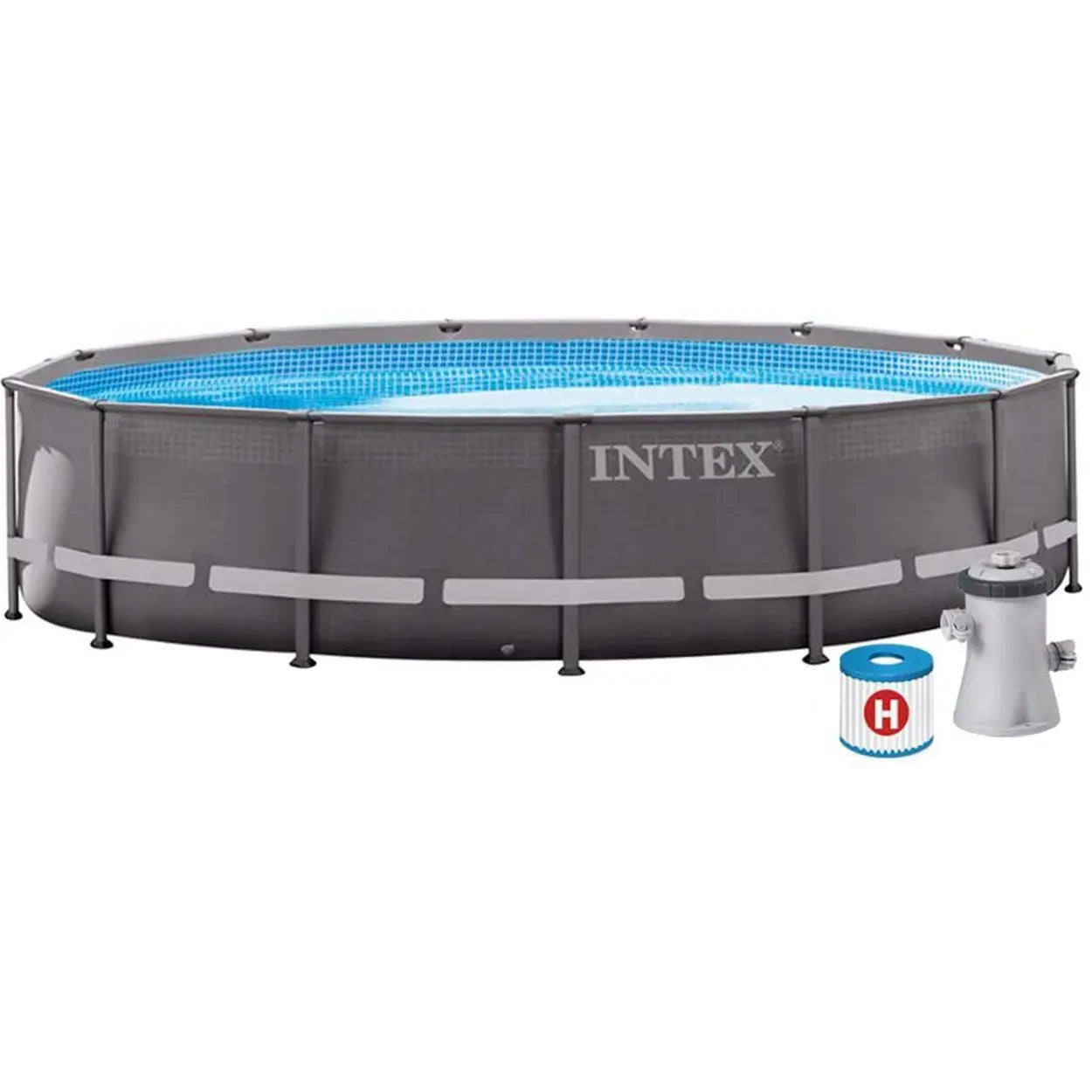 Piscine ronde Frame Intex 305x7h cm avec pompe à filtre