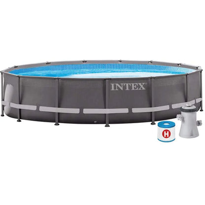 Piscine ronde Frame Intex 305x7h cm avec pompe à filtre