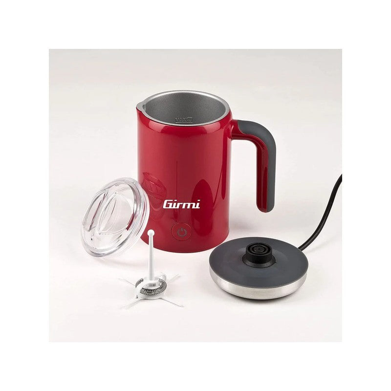 Mousseur à lait sans fil 350ml 500w rouge