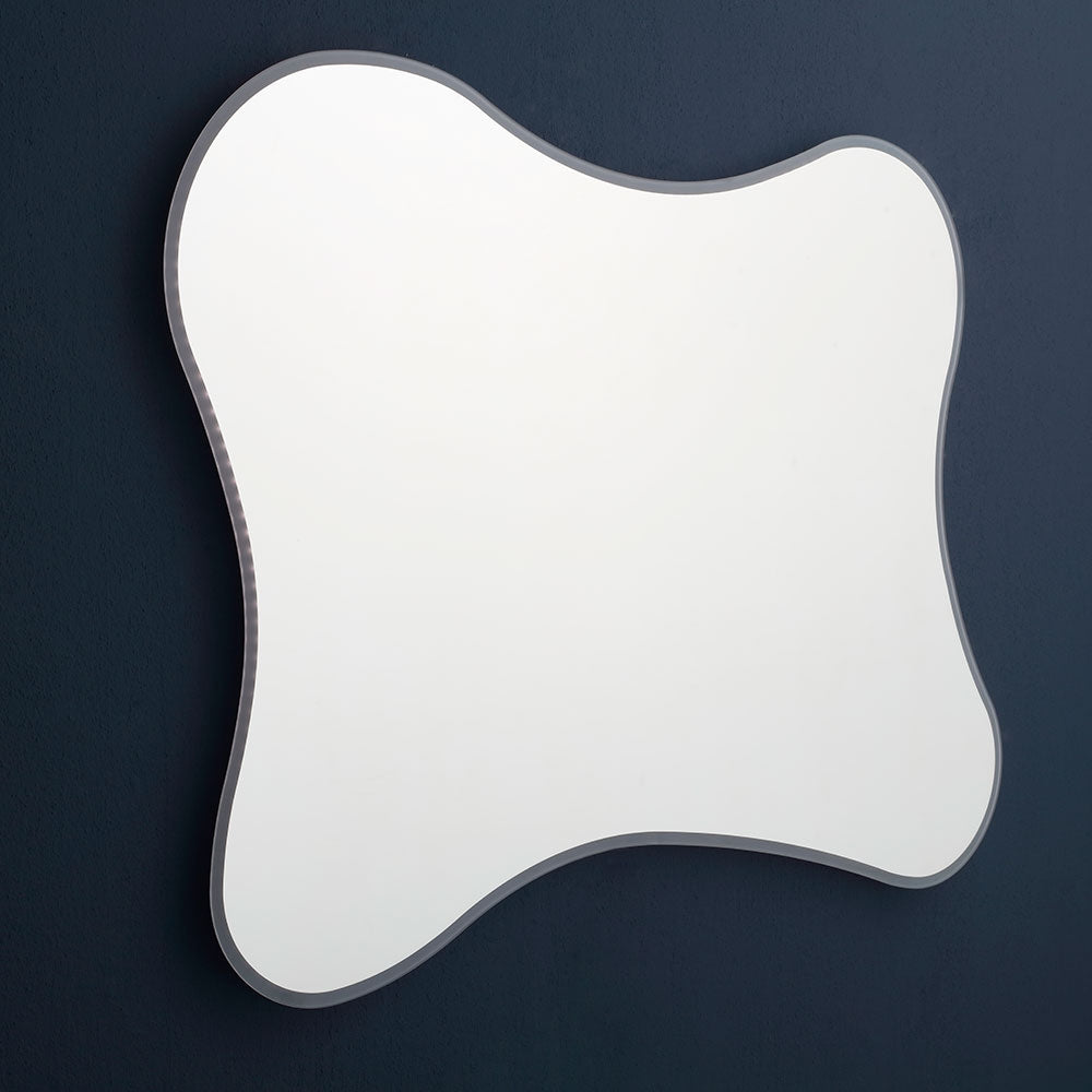 Specchio sagomato 120x90 con cornice led