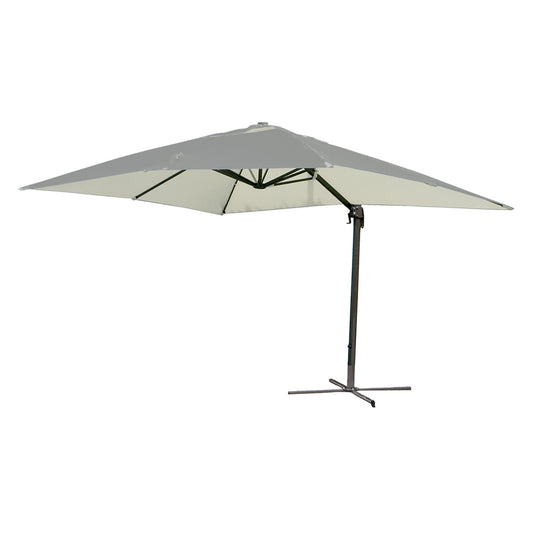 Parasol Décalé à Bras Carré 3x3 m - Écru