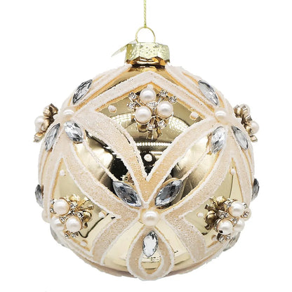 Sfera decorativa Extravagance in vetro oro Ø10 cm