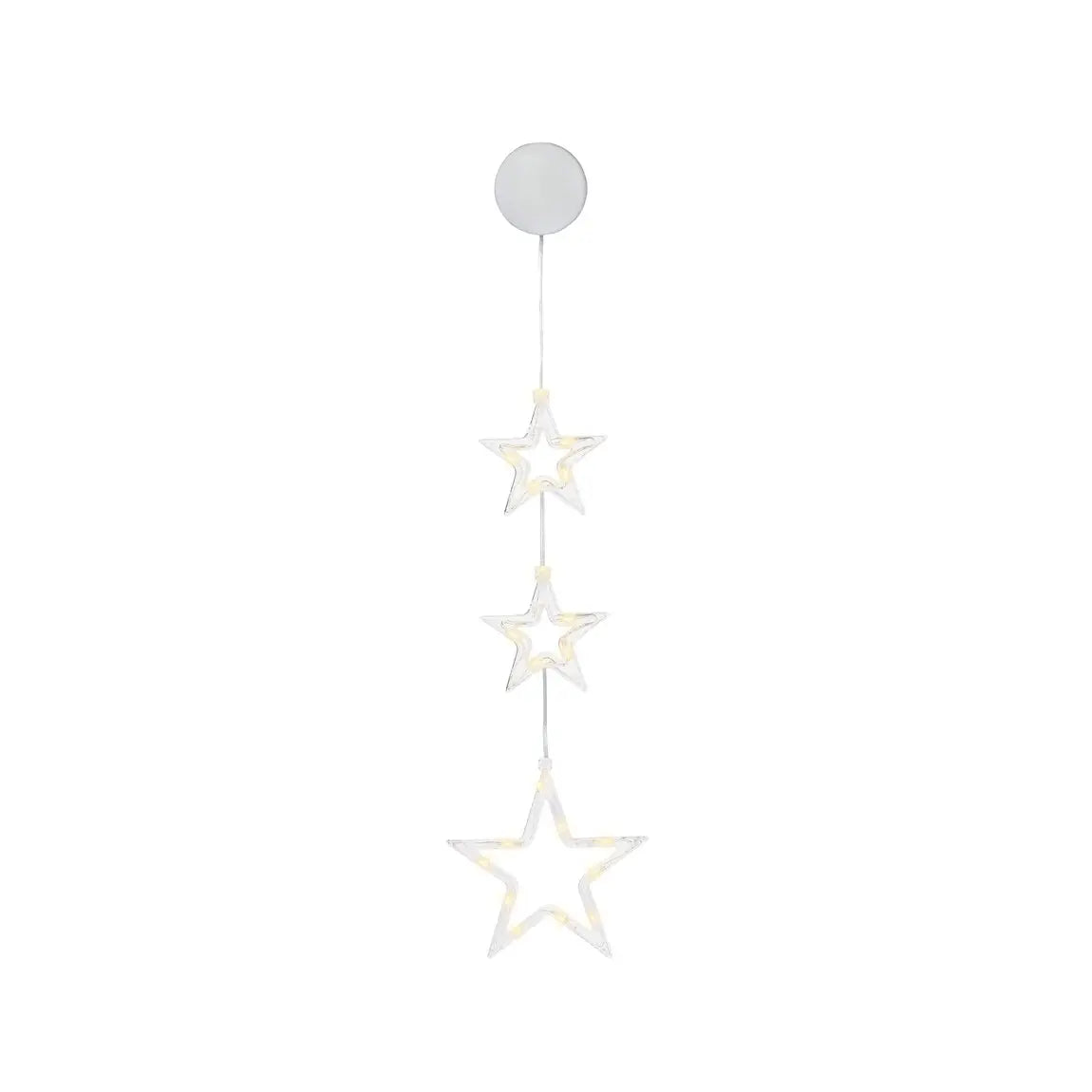 Decorazione luminosa a stelle LED per finestra H42 cm