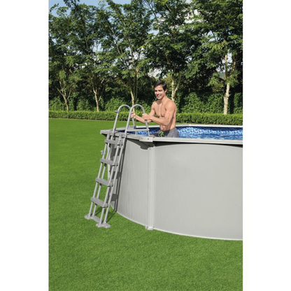 Piscine Hors-Sol Ronde Hydrium 460x120 cm Grise