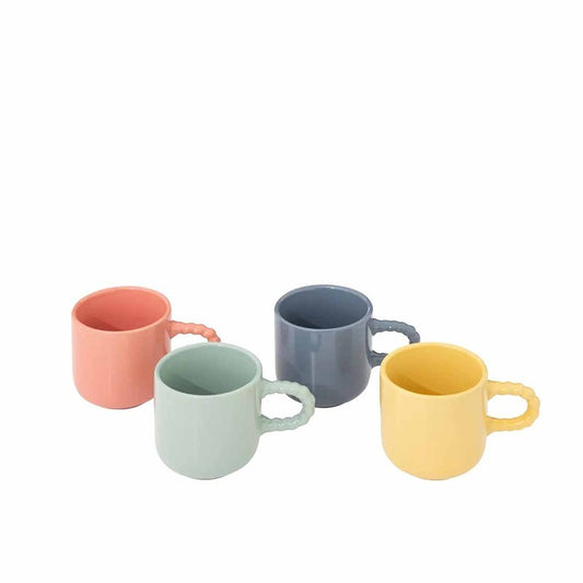 Set de 4 tasses Emma colorées