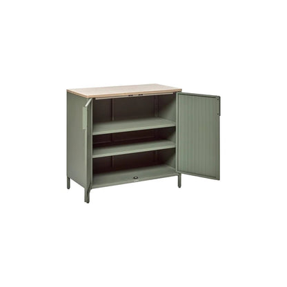 Buffet de jardin G Steel irony café/lino 90 x 46 x 76 cm