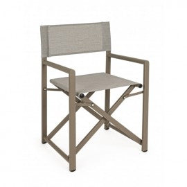Chaise de réalisateur pliante Taylor Rock Stone Bizzotto cm cm. 48x56x86h