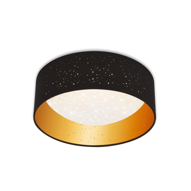 Plafonnier LED Maila 32,5 cm 12w 1200lm or noir