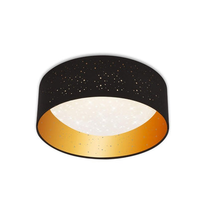 Plafonnier LED Maila 32,5 cm 12w 1200lm or noir