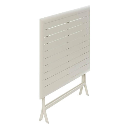 Table de jardin pliante en terre cuite Azua 4 places 135 x 90 x 75 cm